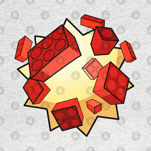 Exploding Bricks by geeklyshirts